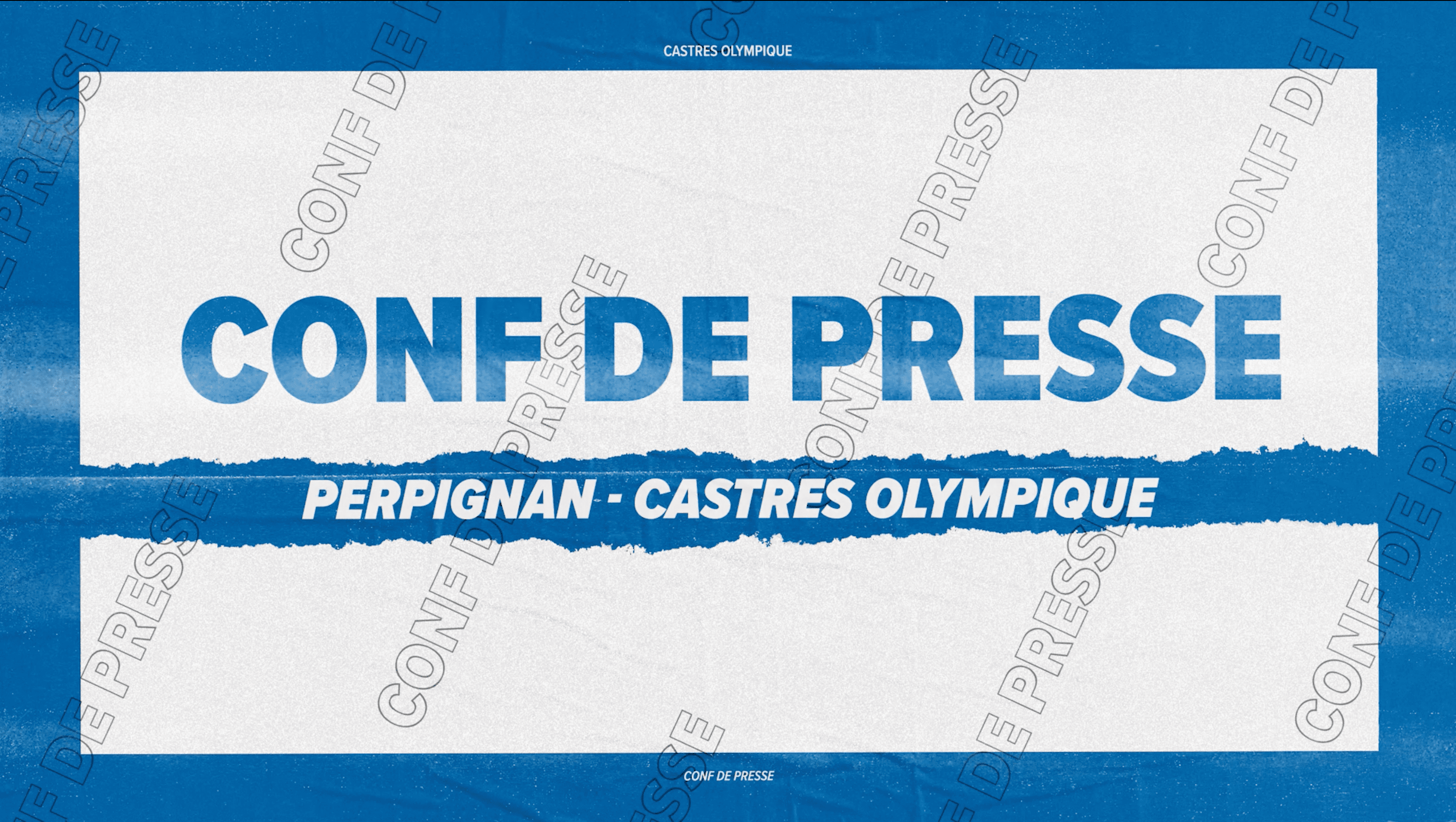 Castres Olympique La Conf De Presse Avant Usap Co Castres Olympique