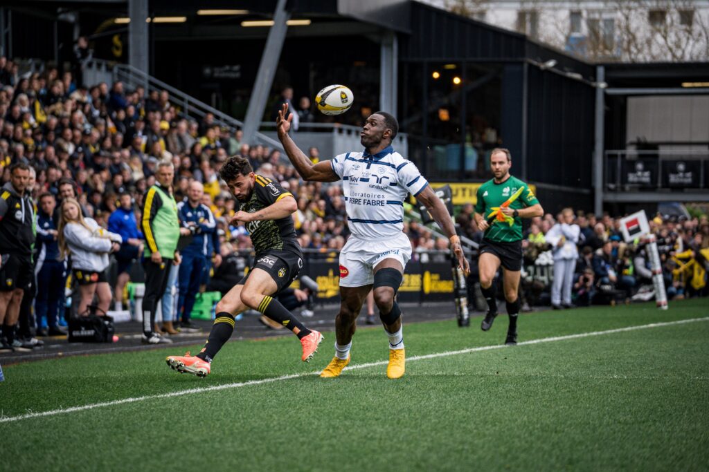 Christian Ambadiang (Castres Olympique) face au Stade Rochelias Rugby (19ème journée de TOP 14)
